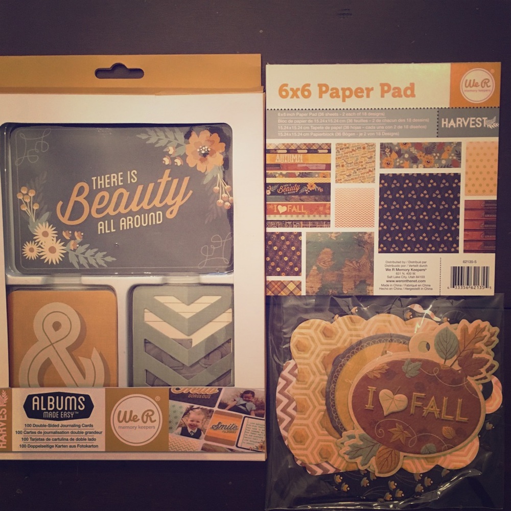 Scrapbook kit: harvest theme